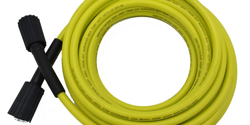 High quality yellow gree rubber garden hose (4)