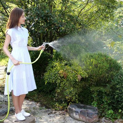 Slow return retractable plastic garden hose (4)