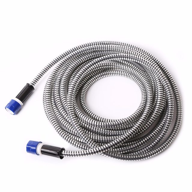 Strong durable heavy duty metal garden hose (4)